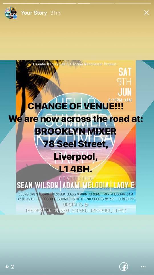 Hello Summer! Kizomba Party Now at Brooklyn Mixer 8:30pm-4am