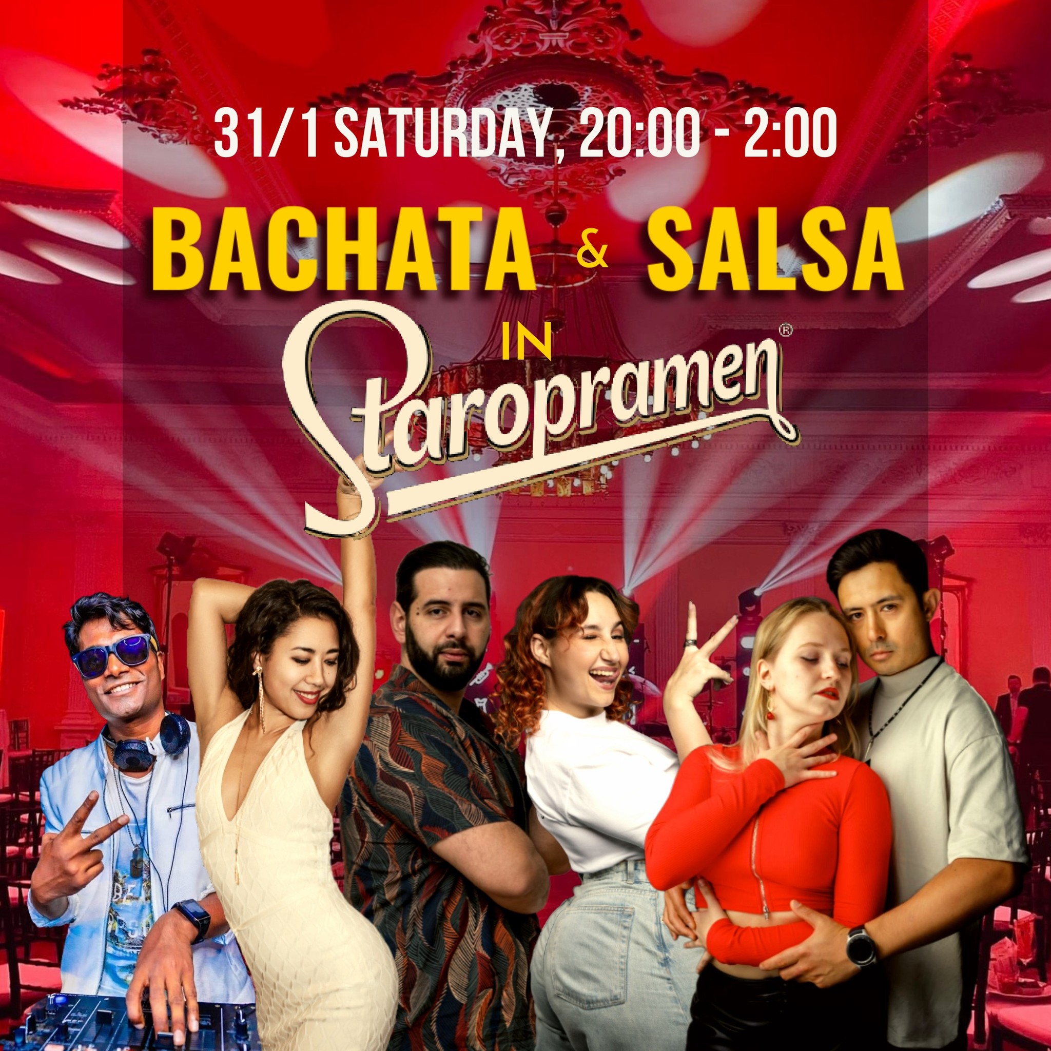 CORE 🤜🤛 Dominant BACHATA & SALSA PARTY in Staropramen