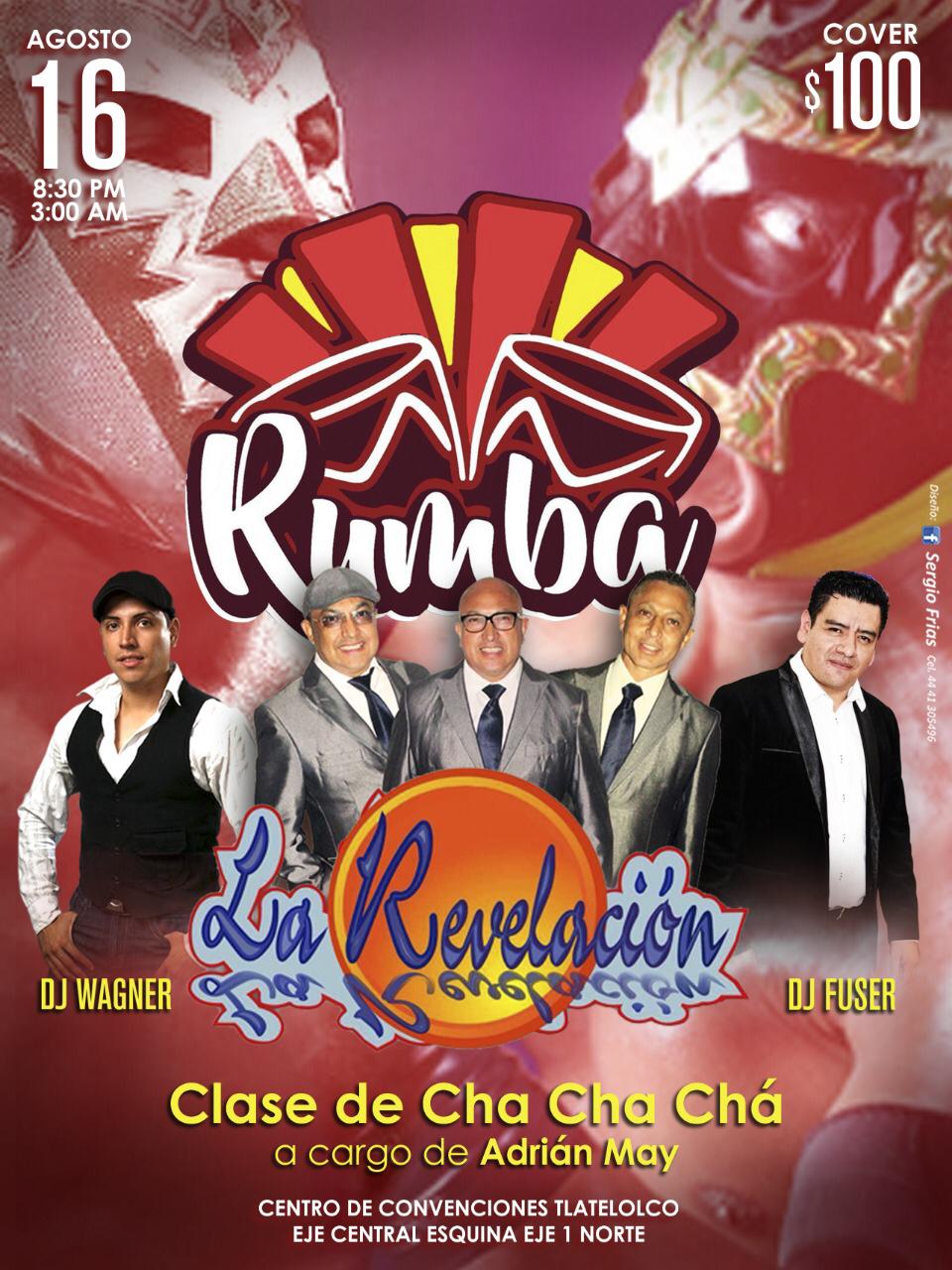 RUMBA Salsa Social - Viernes 16 Agosto - 8:30 pm