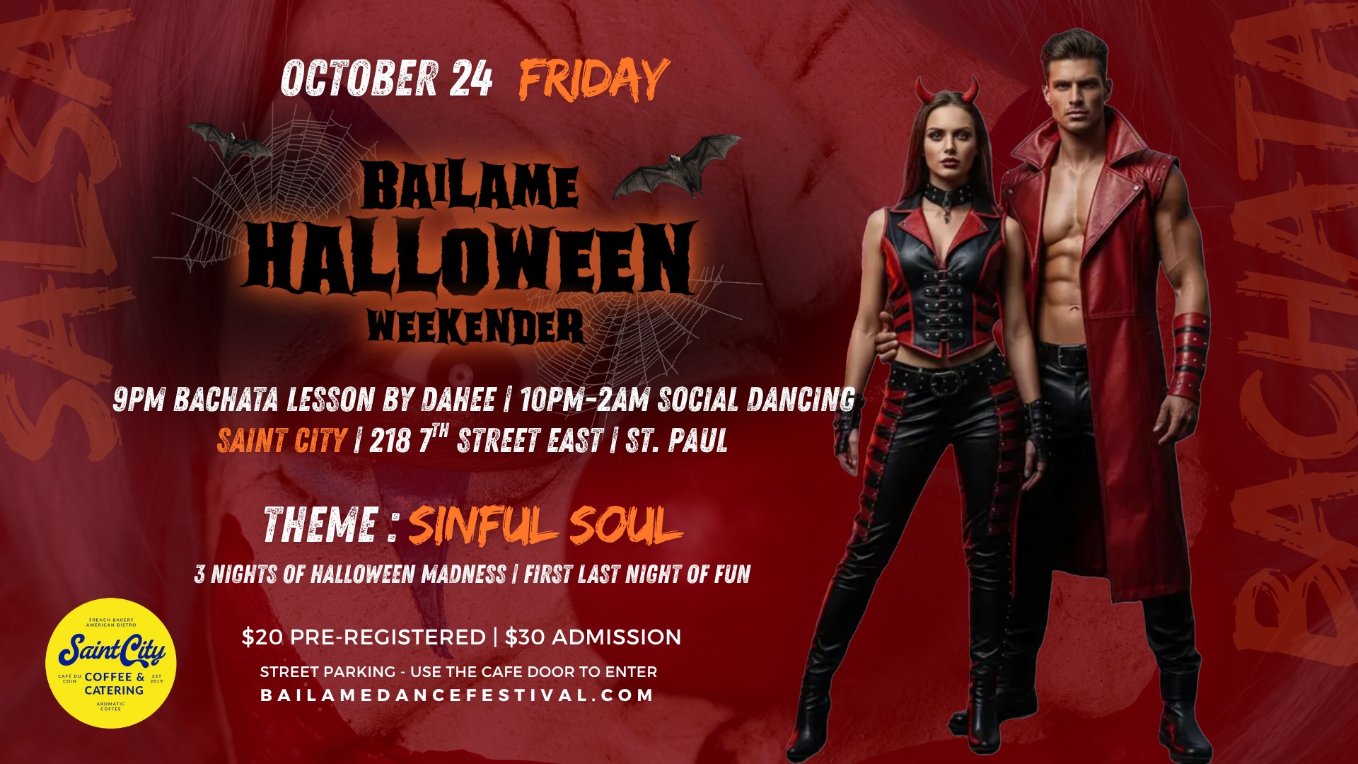 SALSA BACHATA FRIDAY - BAILAME HALLOWEEN WEEKENDER
