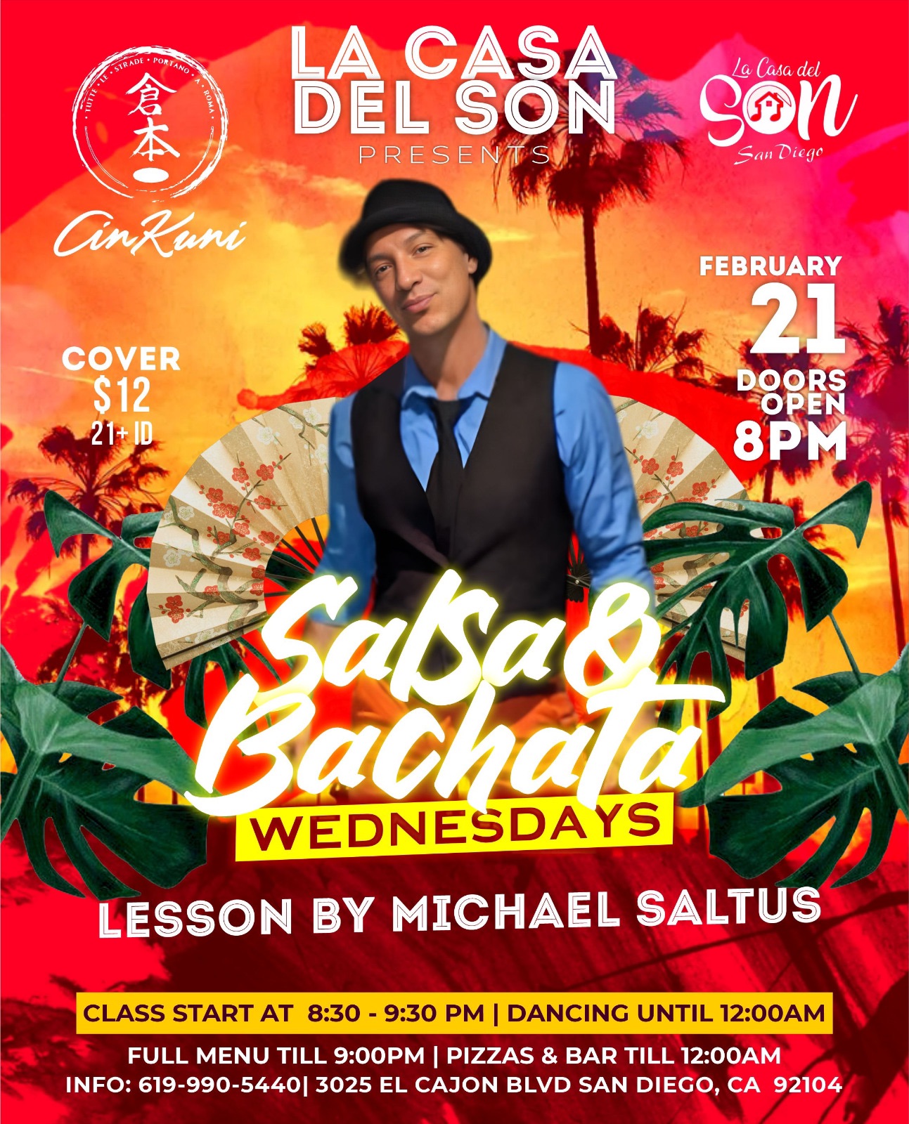 Salsa & Bachata Wednesdays @ Cinkuni