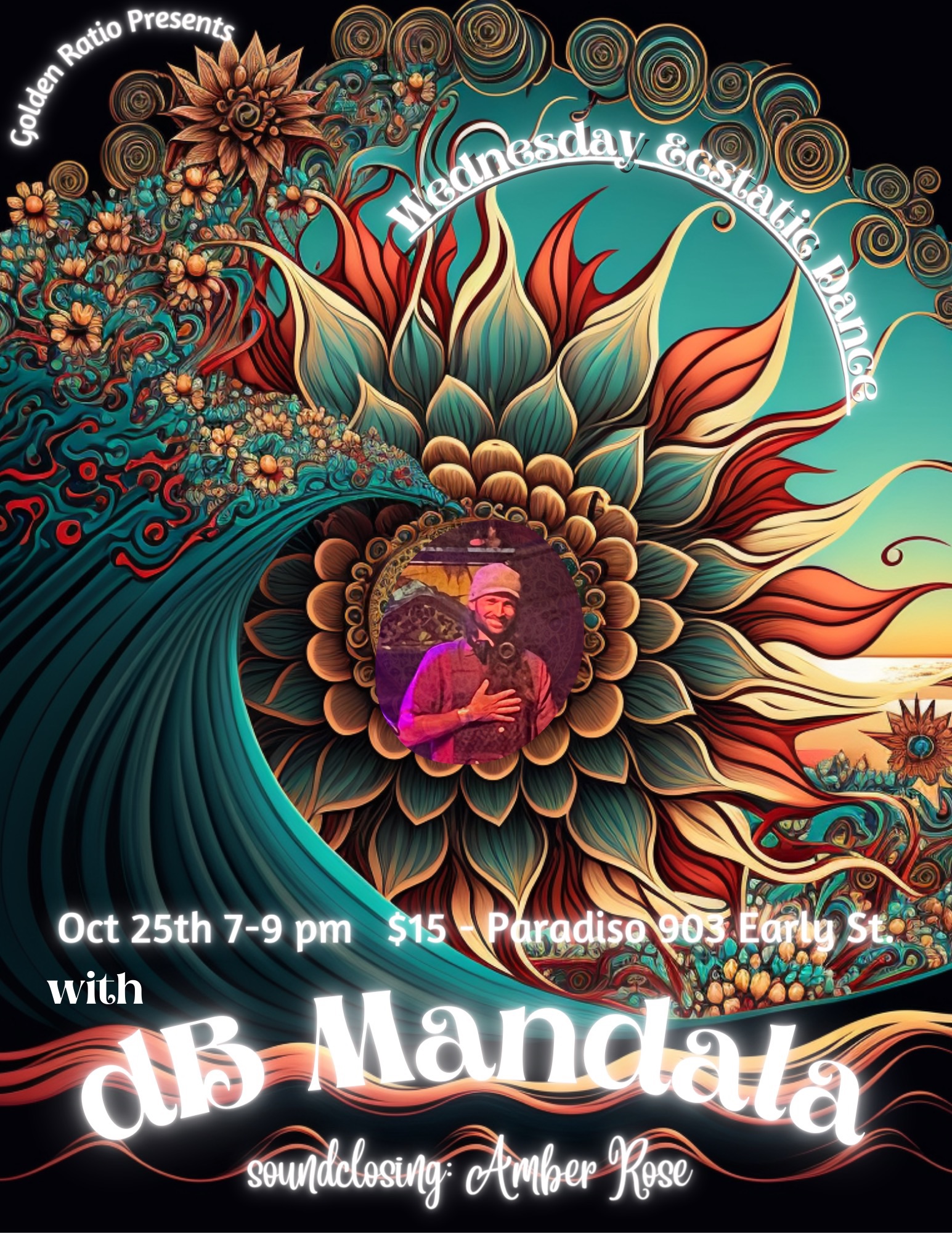 Wednesday Ecstatic Dance at Paradiso with dB Mandala and Amber Rose