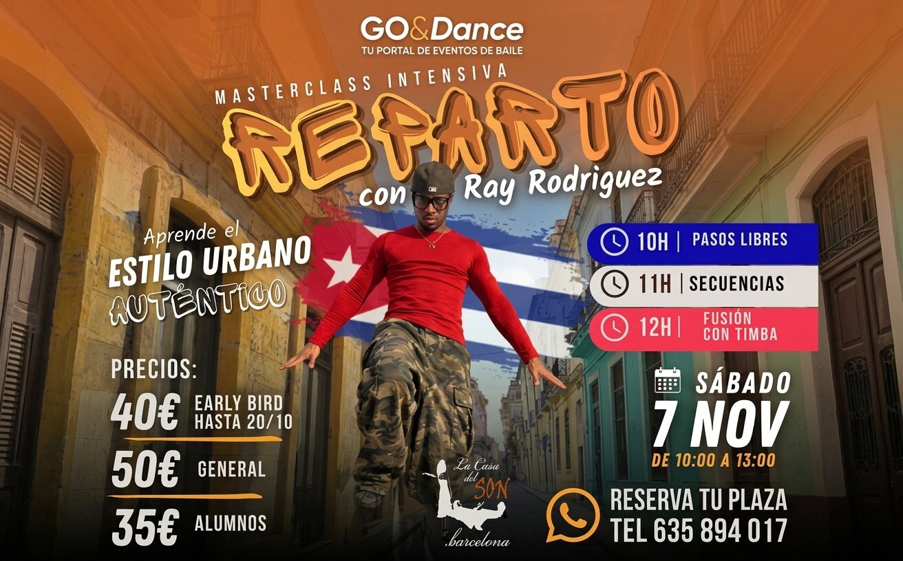 Masterclass REPARTO 3 horas con Raymond