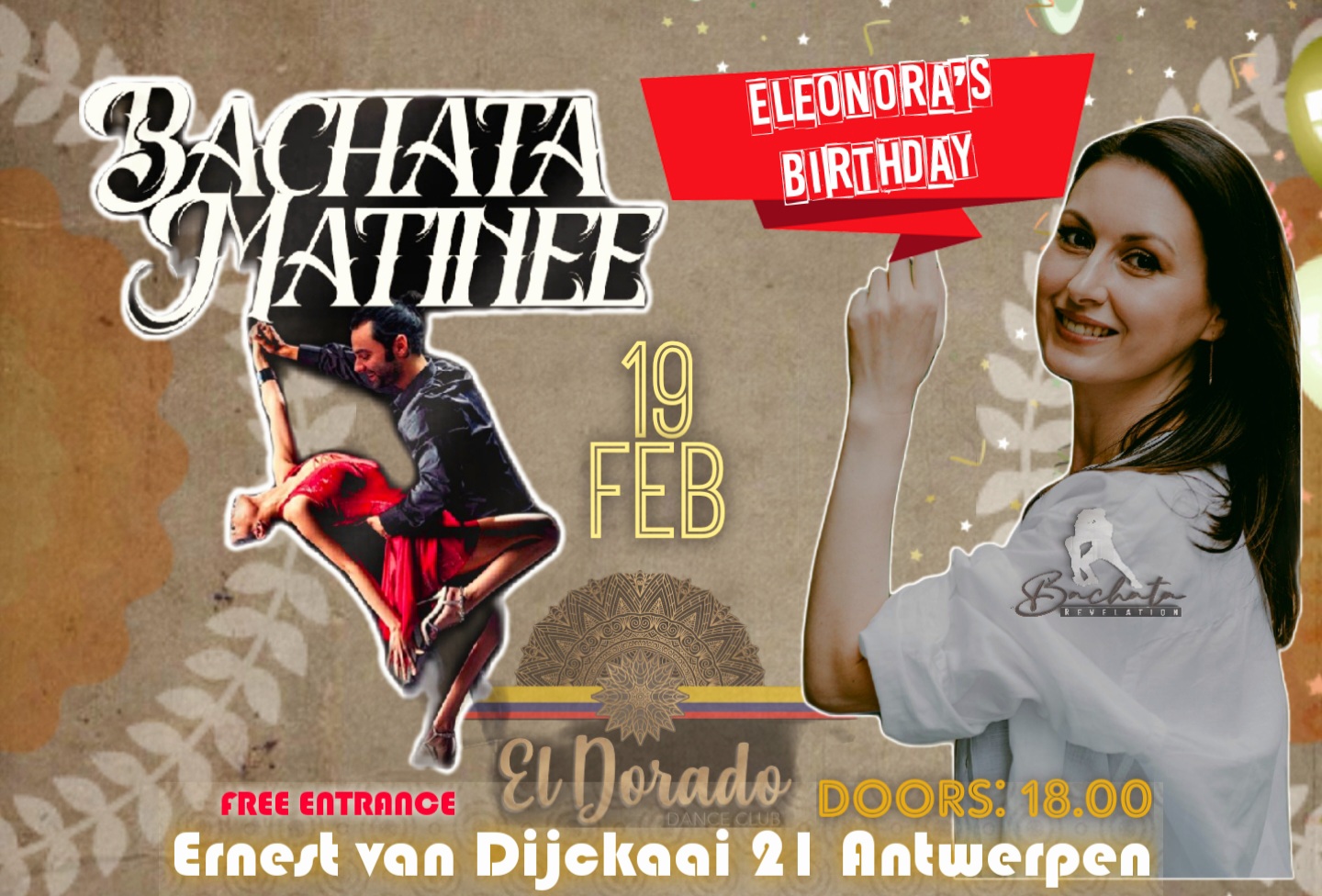 Bachata Matinee DJ ESK Eleonora's B-day