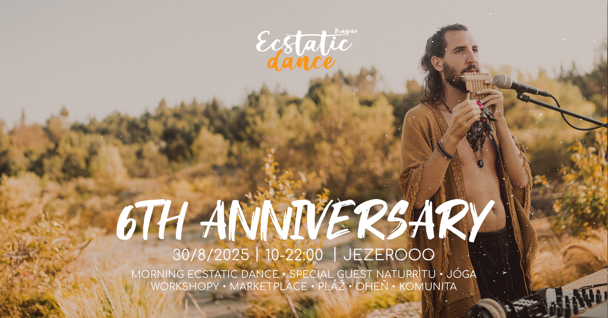 6. NAROZENINY ECSTATIC DANCE PRAGUE NA PLÁŽI Special guest Naturritu