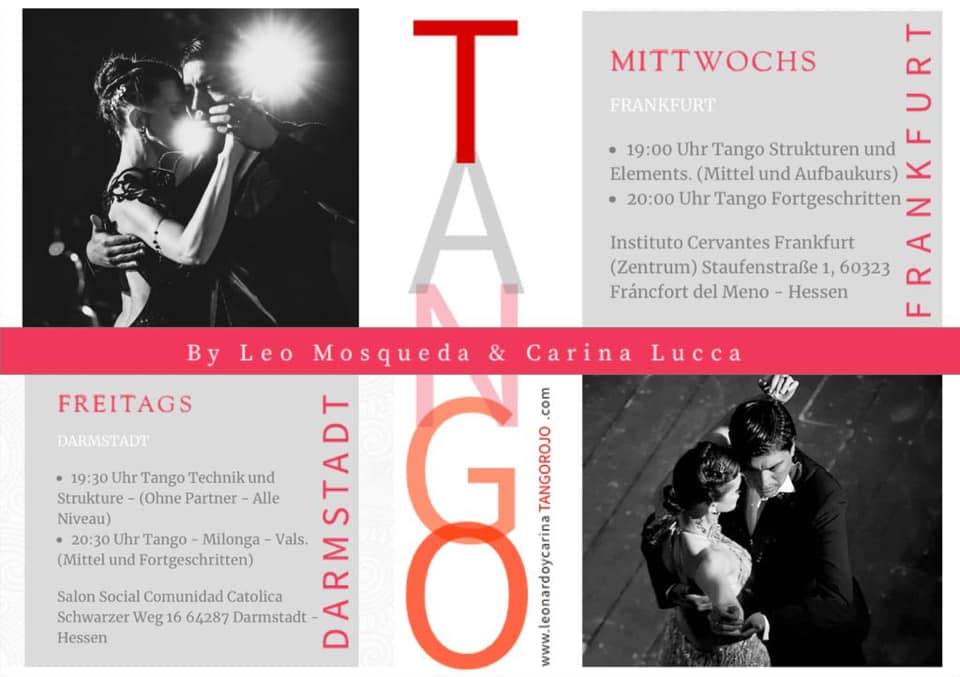 Tango Kurs Info: von TangoRojo by Leo und Carina