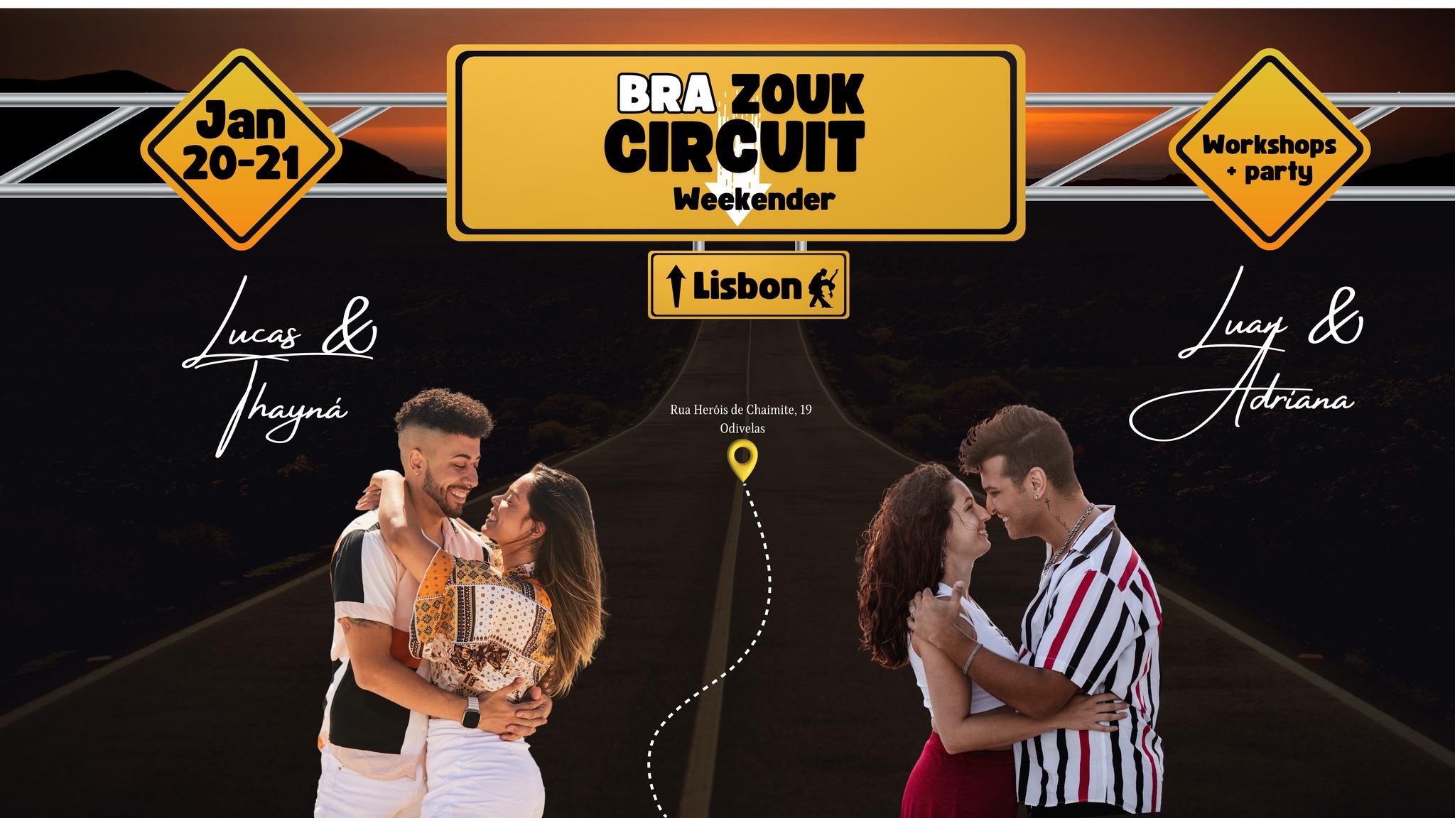 BRAZouk Circuit Lisbon with Lucas&Thayná + Luan&Adriana
