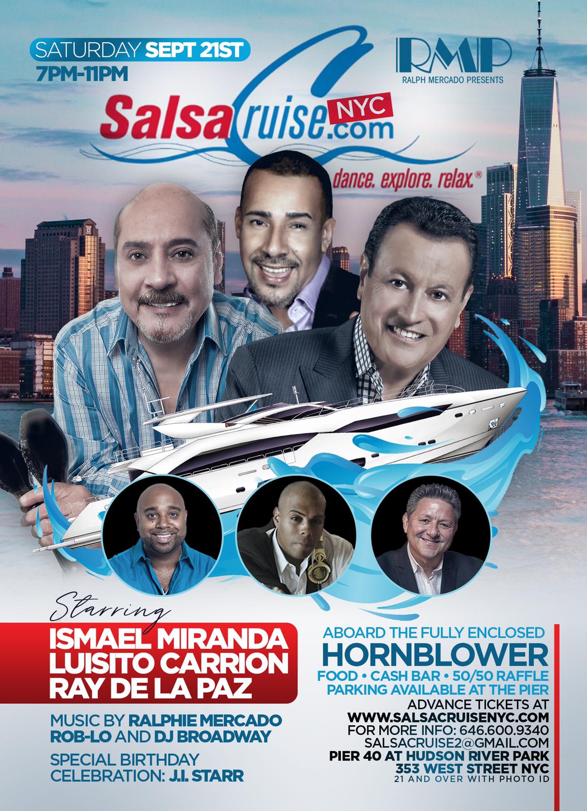 Salsa Cruise NYC Boat Ride Sept 21, 2019