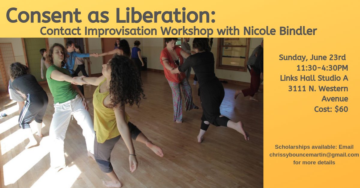 Consent as Liberation: Contact Improv Workshop w Nicole Bindler