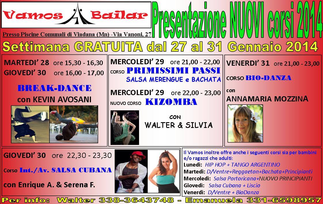 PRESENTAZIONE NUOVI CORSI 2014