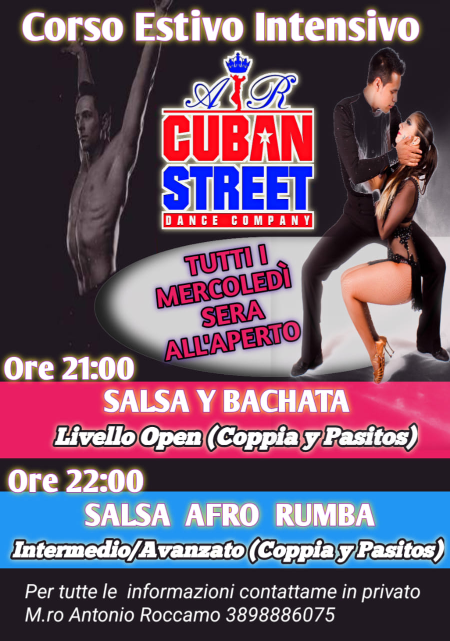 CORSO ESTIVO INTENSIVO SALSA Y BACHATA