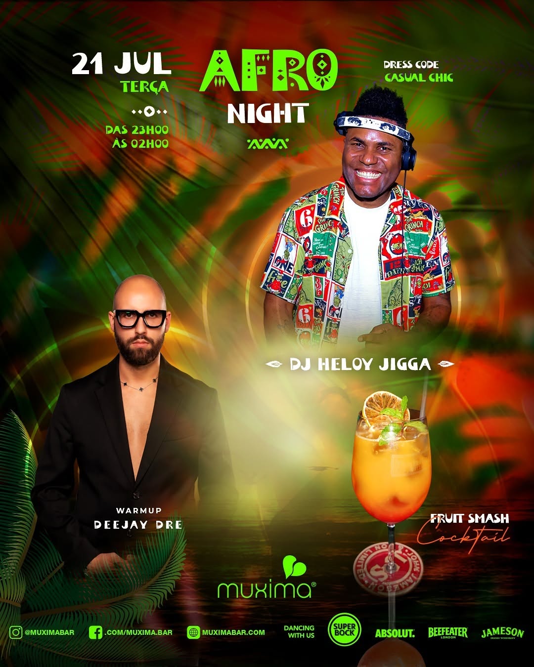 TERÇA 21 JULHO 👣 🌍 AFRO NIGHT EXPERIENCE 🔥