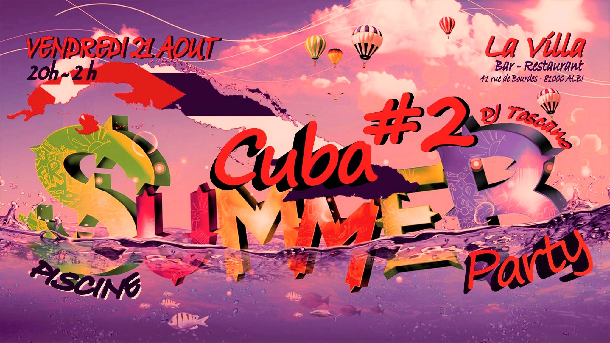Evènement Annulé !! Cuba Summer Party #2 !
