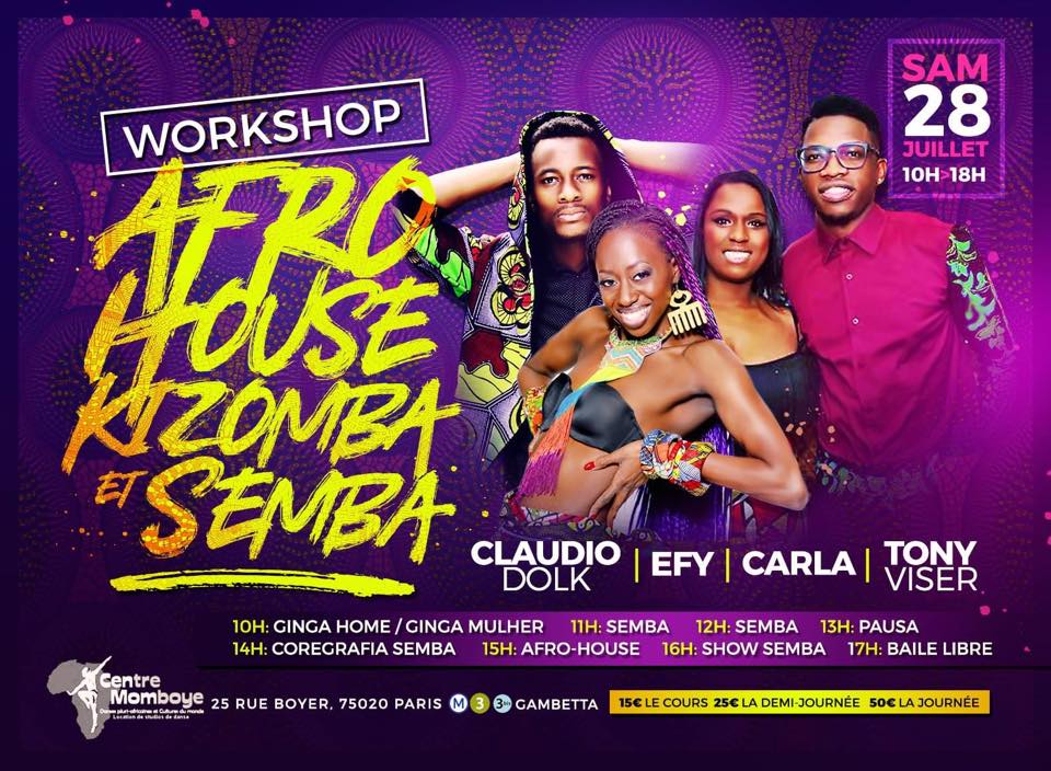 WORKSHOP’S AFROHOUSE SEMBA KIZOMBA