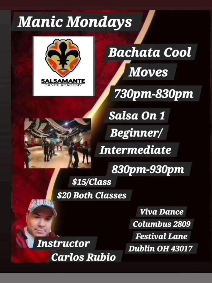 Manic Mondays with Salsamante Dance Academy