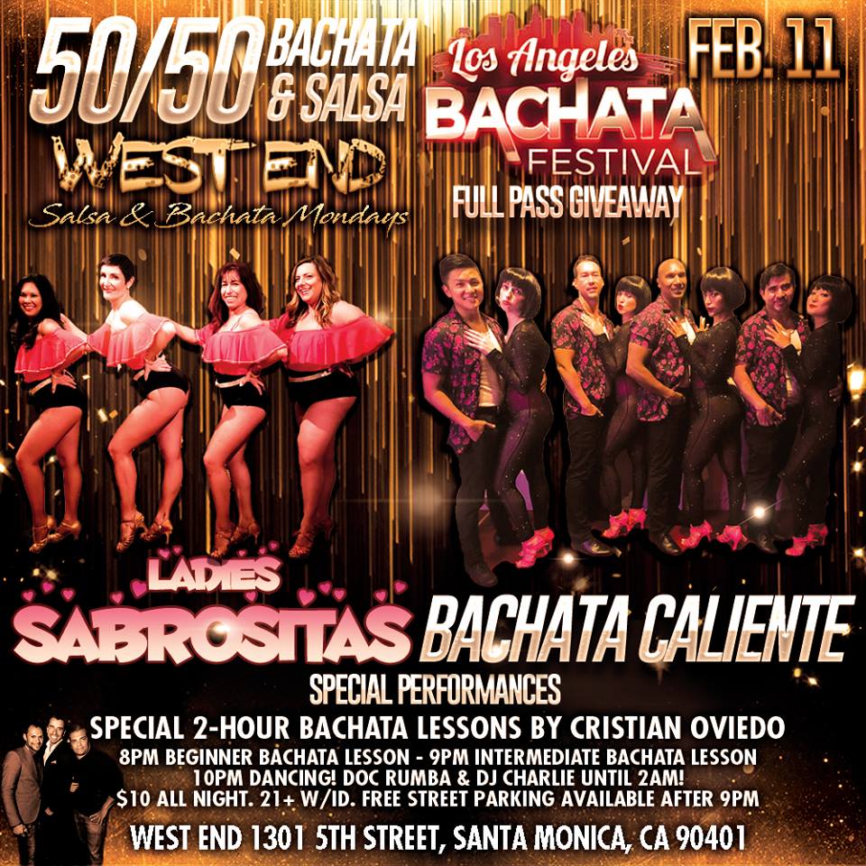 50 50 Salsa Bachata Night! LABF Full Pass Giveaway!