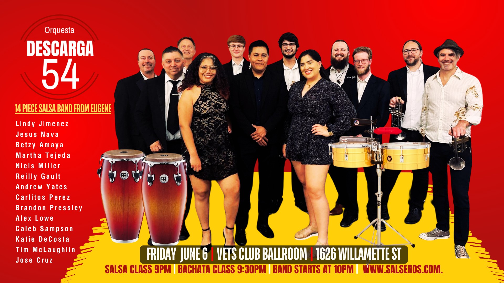 Live Salsa! Orquesta Descarga 54