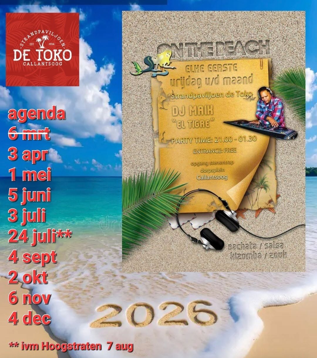 On The Beach Party