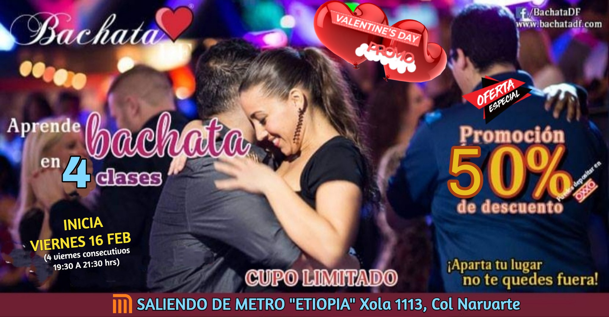 🔥APRENDE BACHATA EN 4 CLASES 50% DESCUENTO🔥