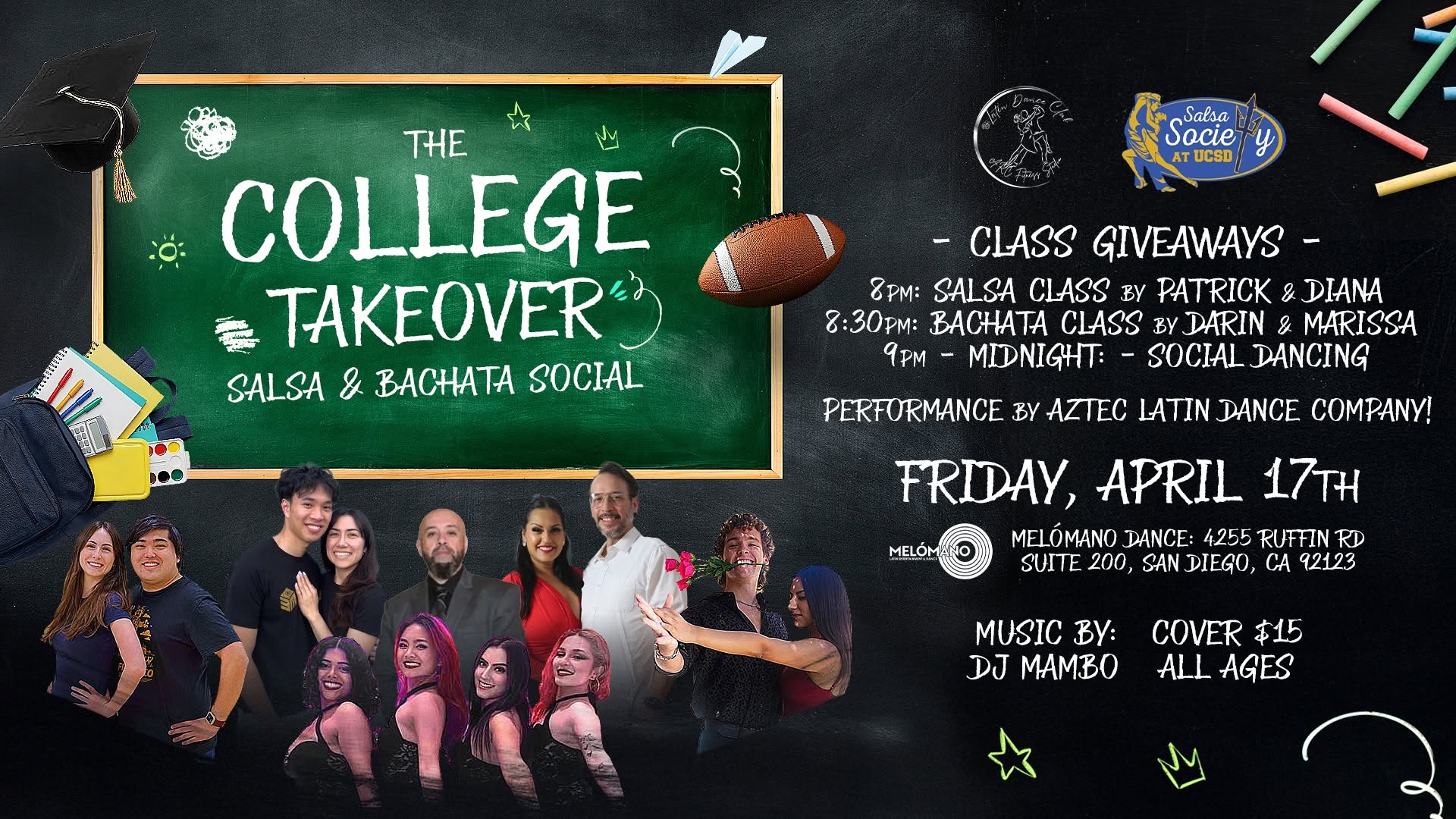 The College Takeover: Salsa & Bachata Social! 4 17