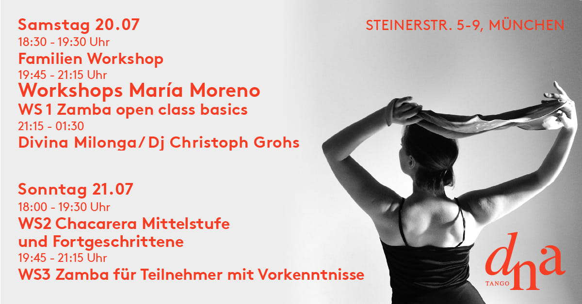WS Chacarera & Zamba mit Maria Moreno Divina Milonga