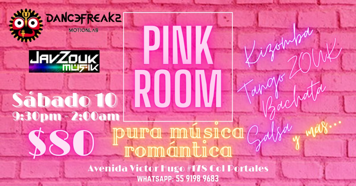 PINK ROOM - Salsa, Bachata, Tango, Kizomba, Zouk y más...