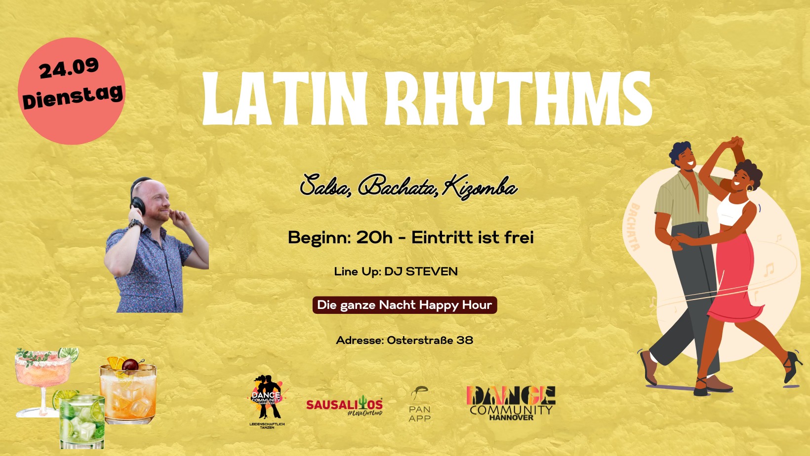 Latin Rhythms - Salsa, Bachata und KIzomba Party