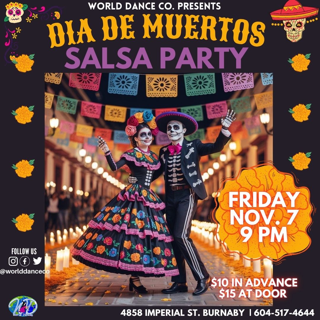 Dia de Muertos Salsa Bachata Party π