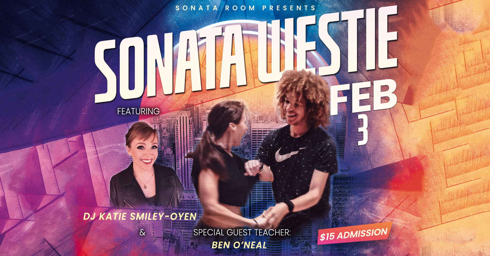 Sonata Westie featuring Instructor Ben O'Neal & DJ Katie Smiley-Oyen