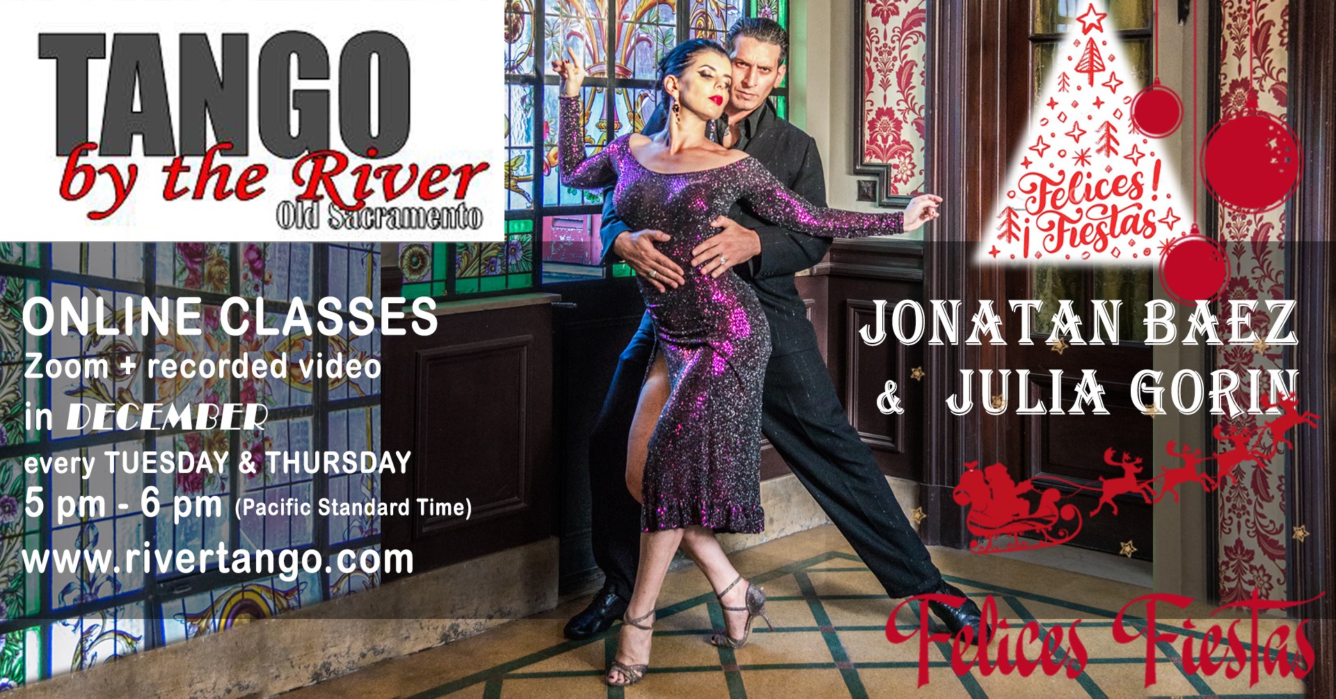 DECEMBER Online: Julia Gorin & Jonatan Baez @Tango by the River