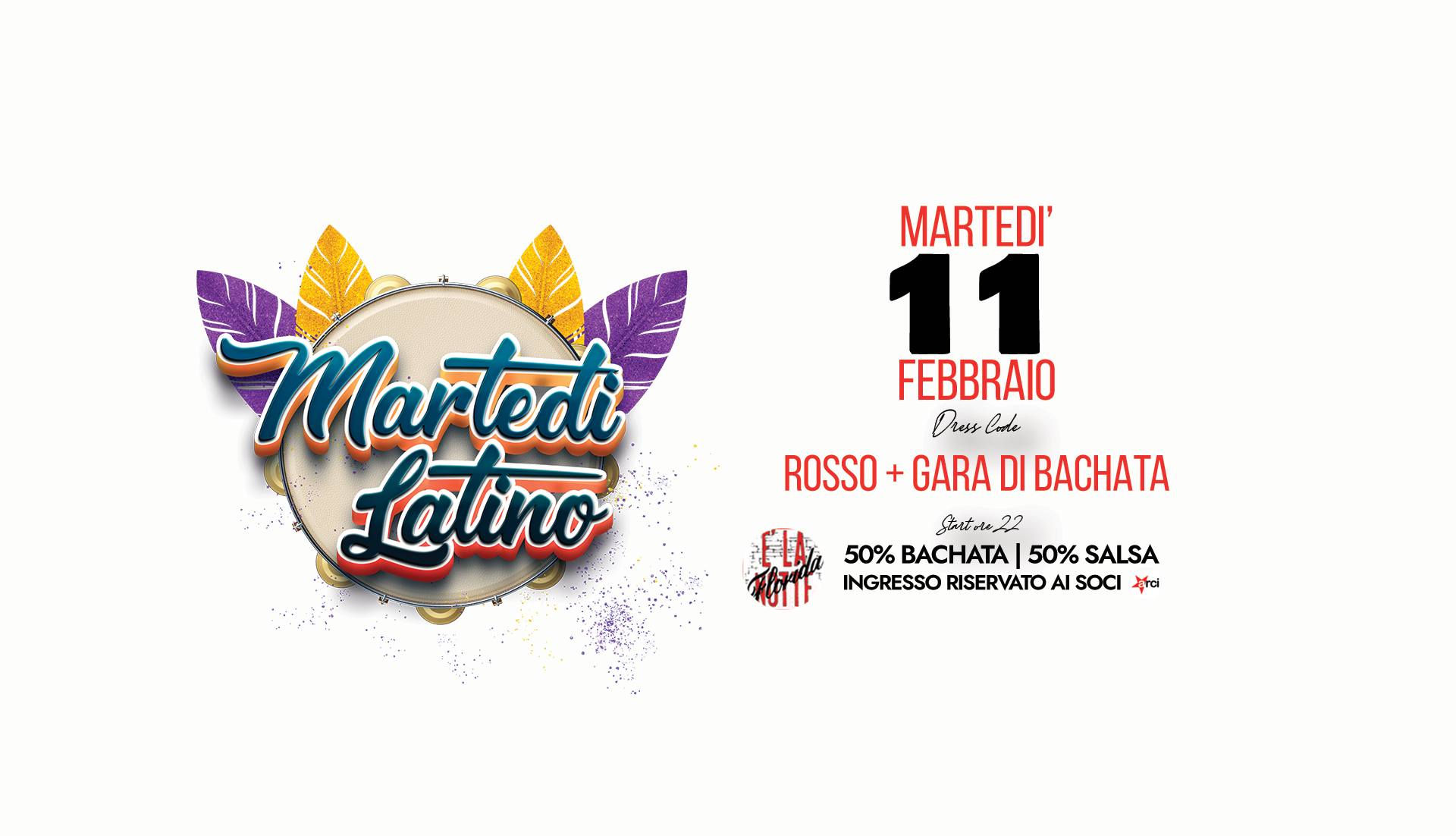 Martedì 18 Marzo - Martedì Latino al Florida - dress code DONNA GLITTER UOMO VERDE