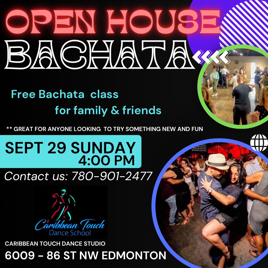 Open house salsa and bachata for family and friends ( 2 weekend free session)