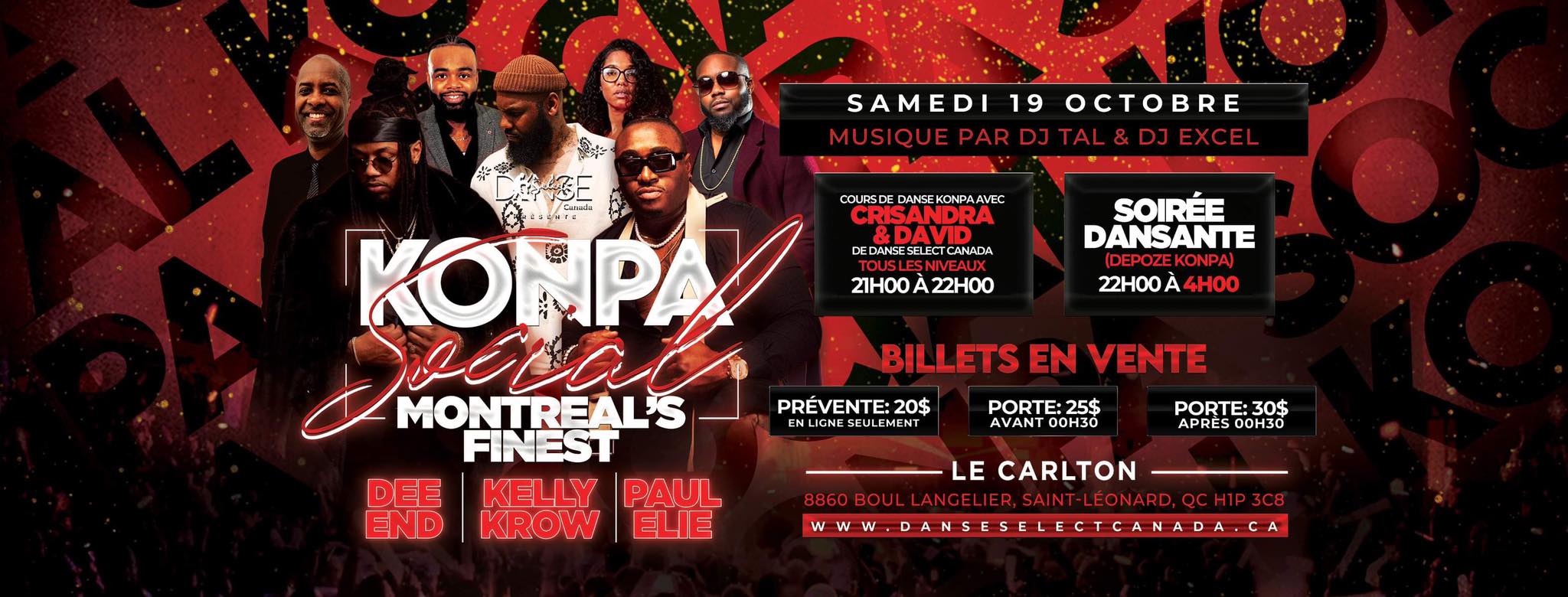 Konpa social Montréal finest