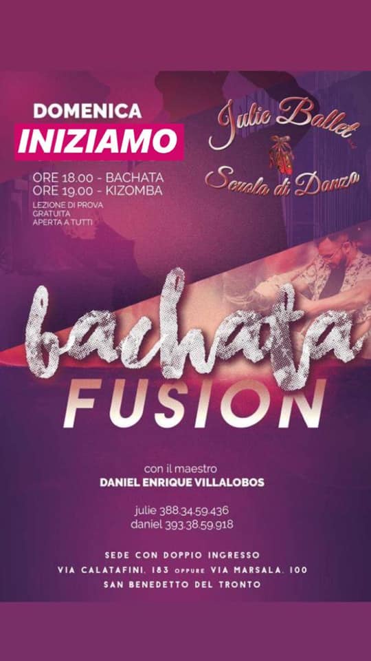 Bachata Fusion & Kizomba a San Benedetto