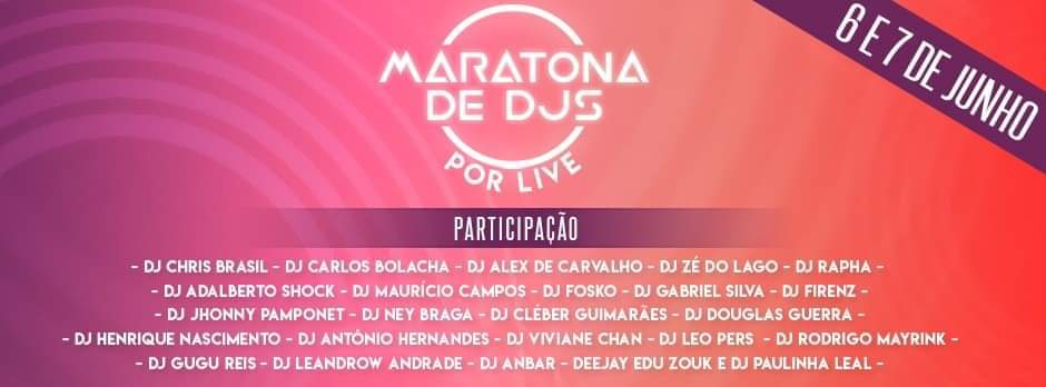 III Maratona de Djs - Por Live