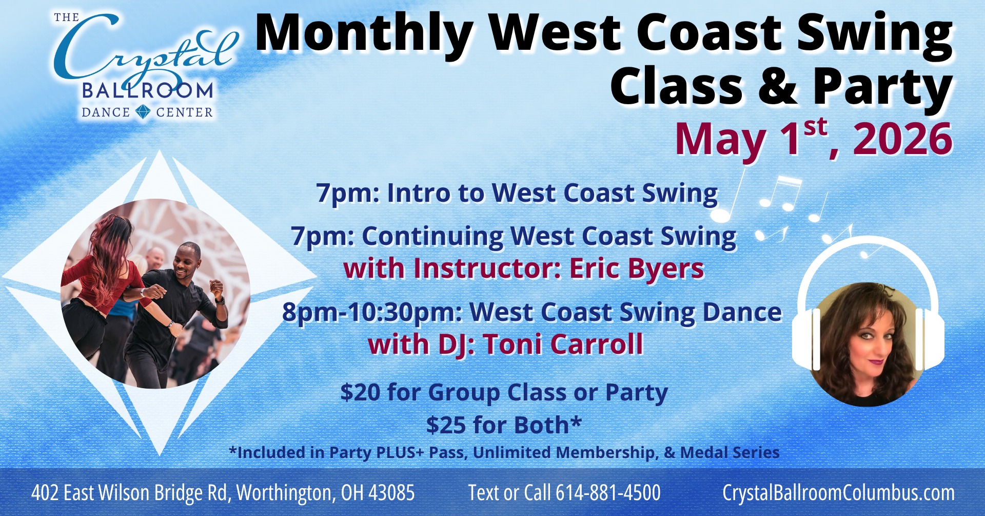 West Coast Swing Classes and Party