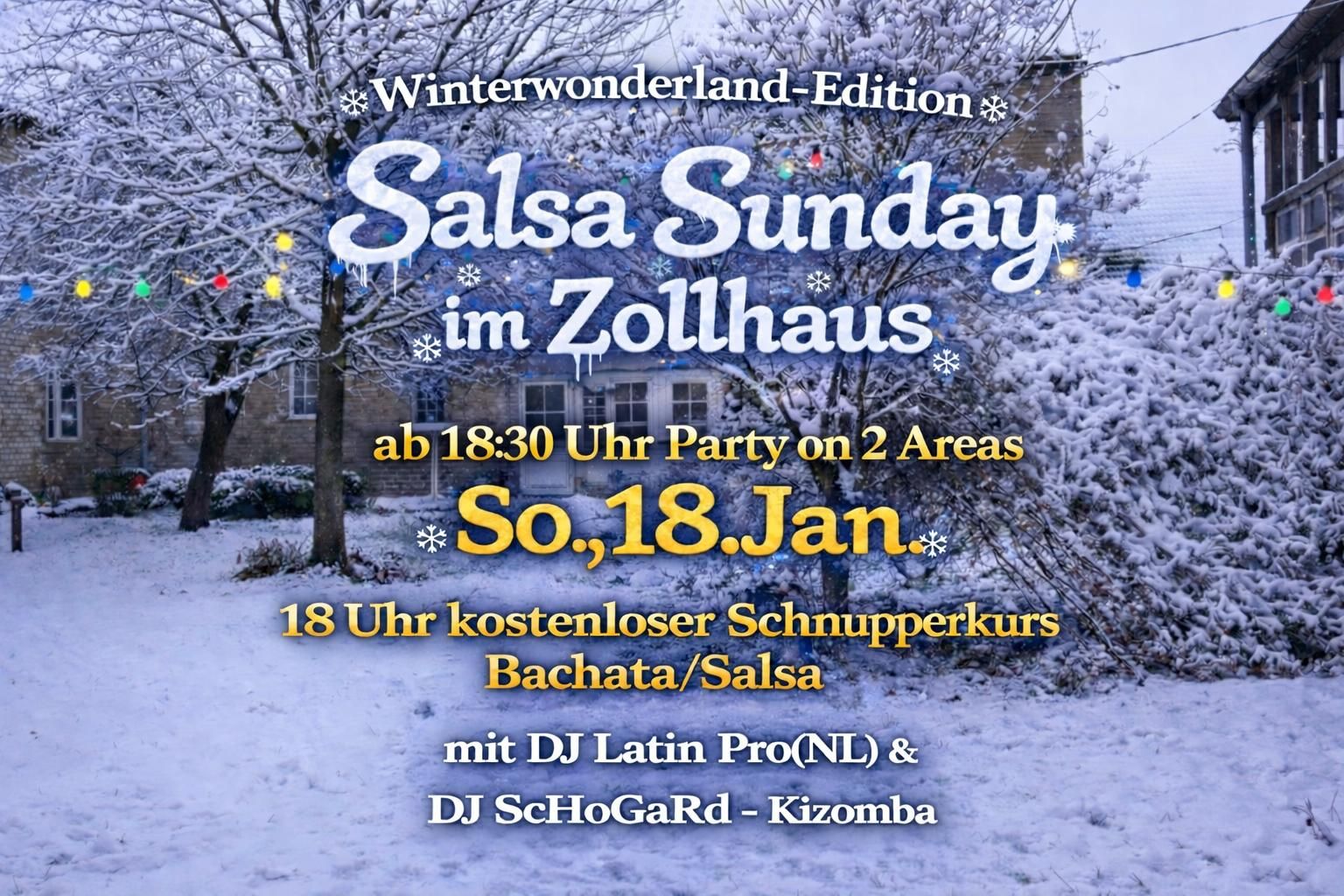 Salsa Sunday im Zollhaus - Winterwonderland Edition