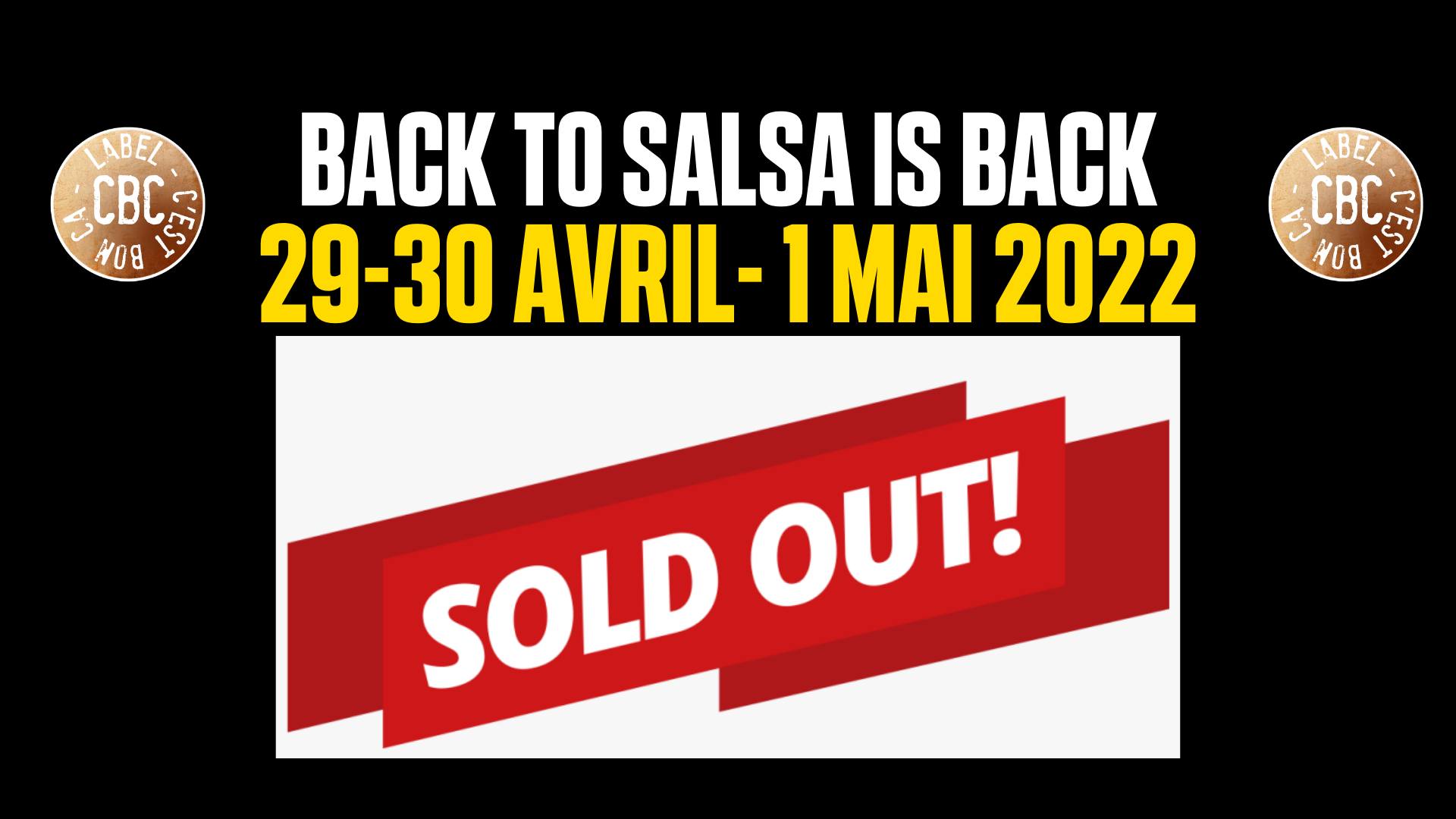 BACK TO SALSA IS BACK - La Rochelle (FRANCE) COMPLET SOLD OUT