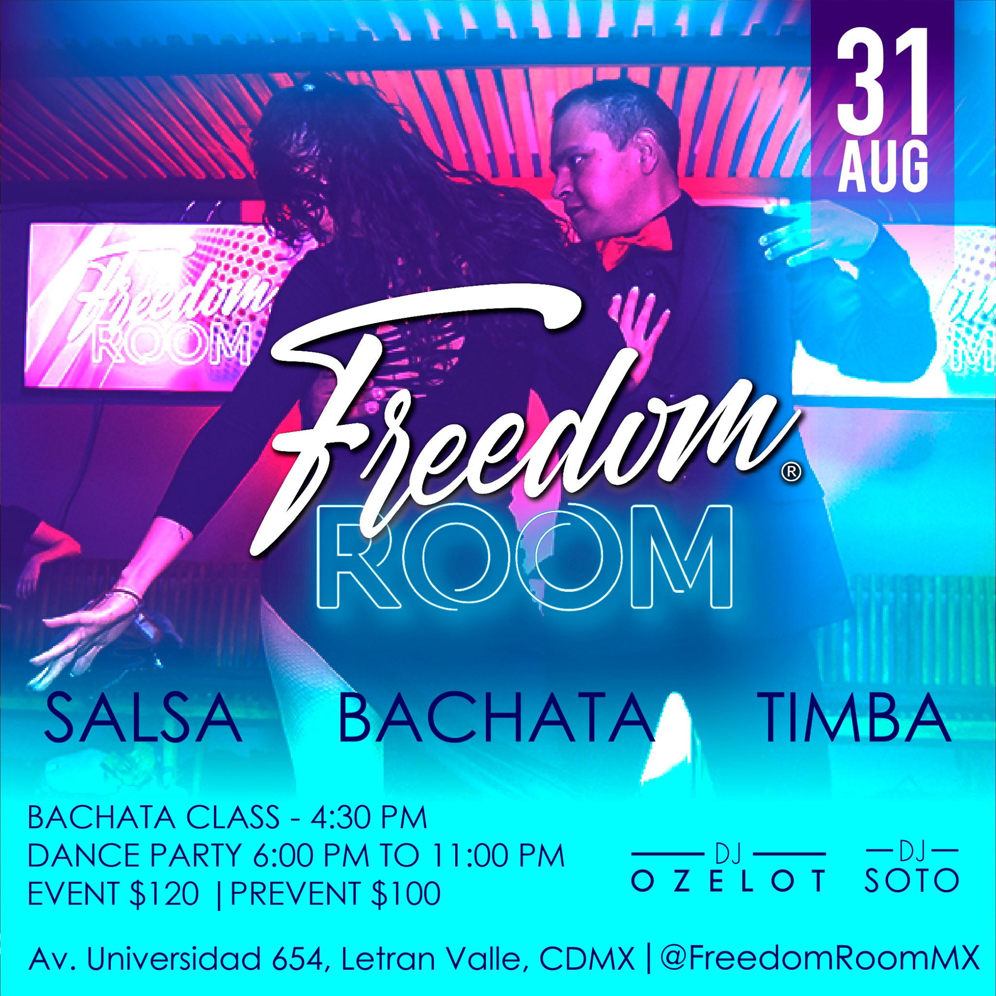 Sábados de Timba Bachata Salsa y Kizomba