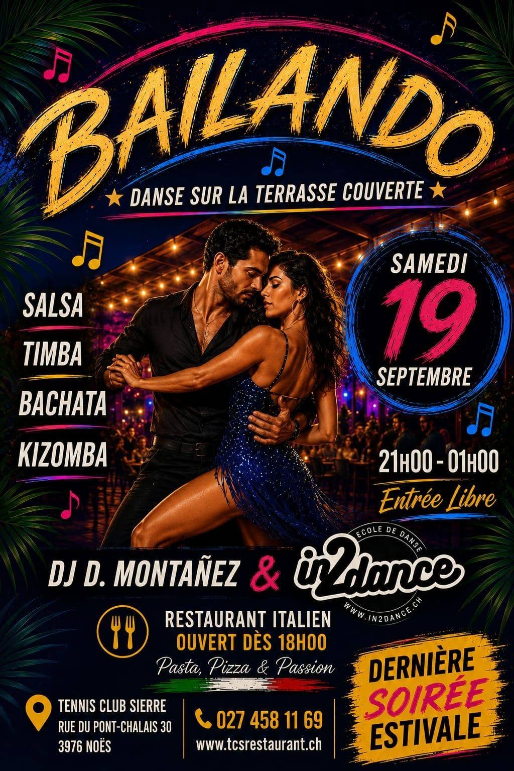 Bailando STBK - Samedi 19 Septembre dès 21h00 - Dernière de la saison estivale