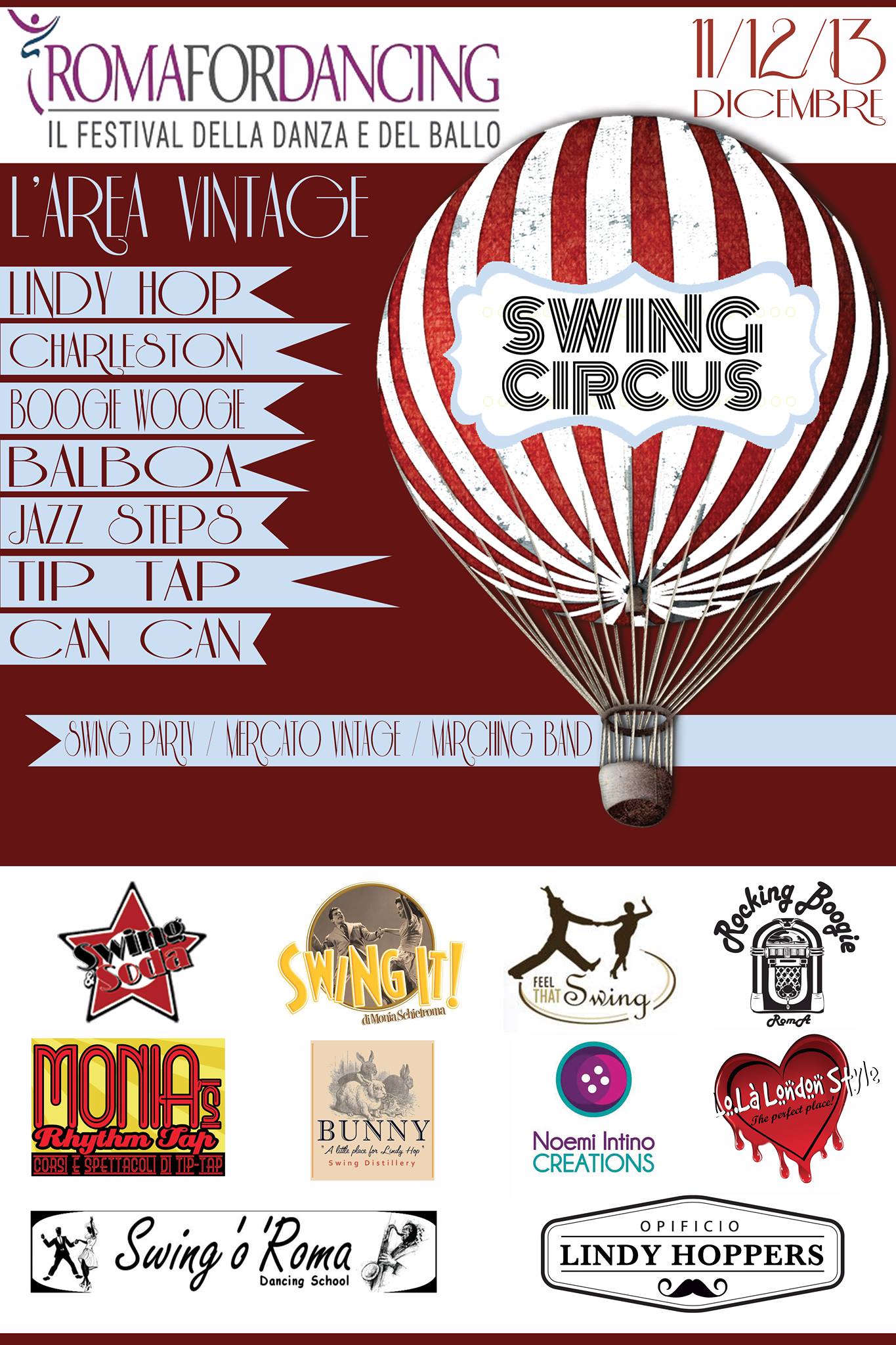 SWING CIRCUS -" VINTAGE AREA" @ROMA FOR DANCING 2015