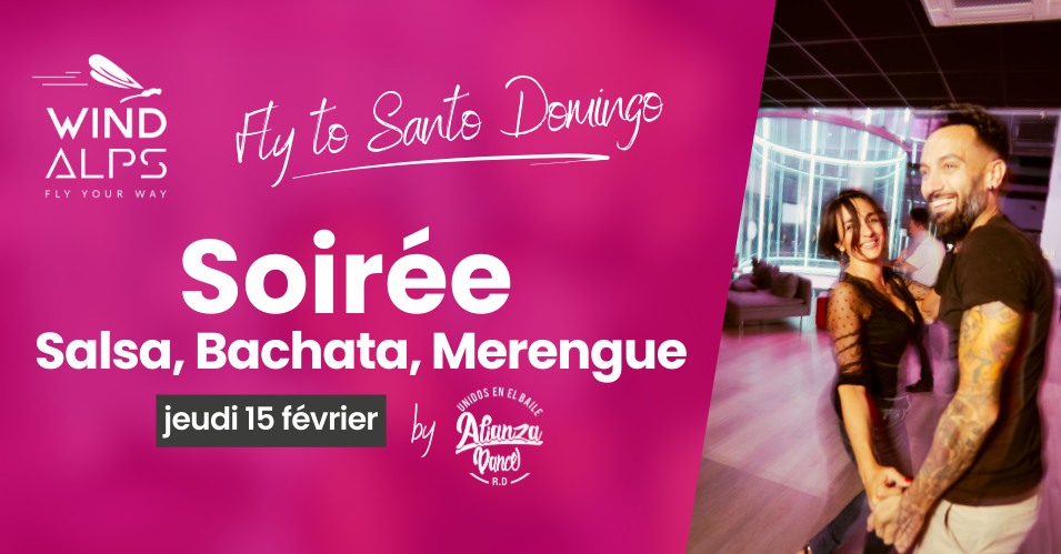 SOIRÉE SALSA, BACHATA & MERENGUE - 15 février