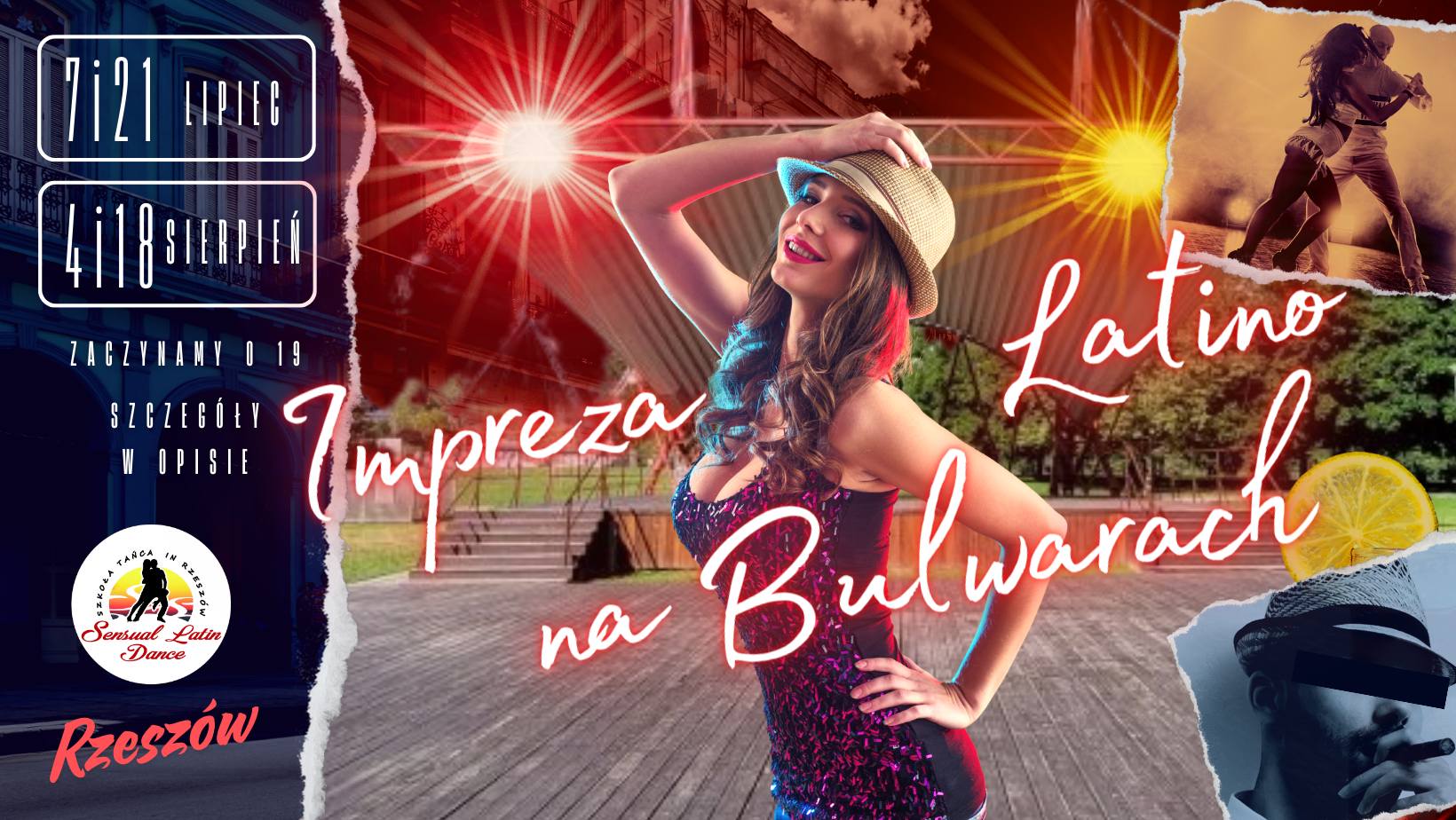 Wakacyjna Impreza Latino na Bulwarach z Sensual Latin Dance