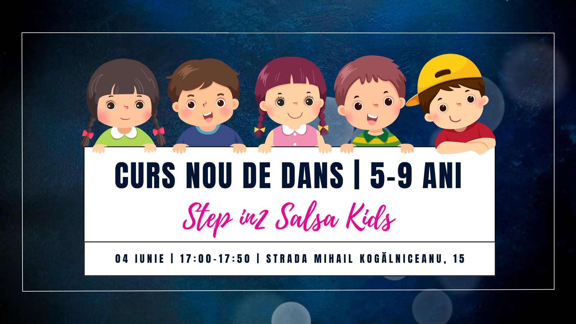 Curs inițiere în dans - Step in2 Salsa Kids