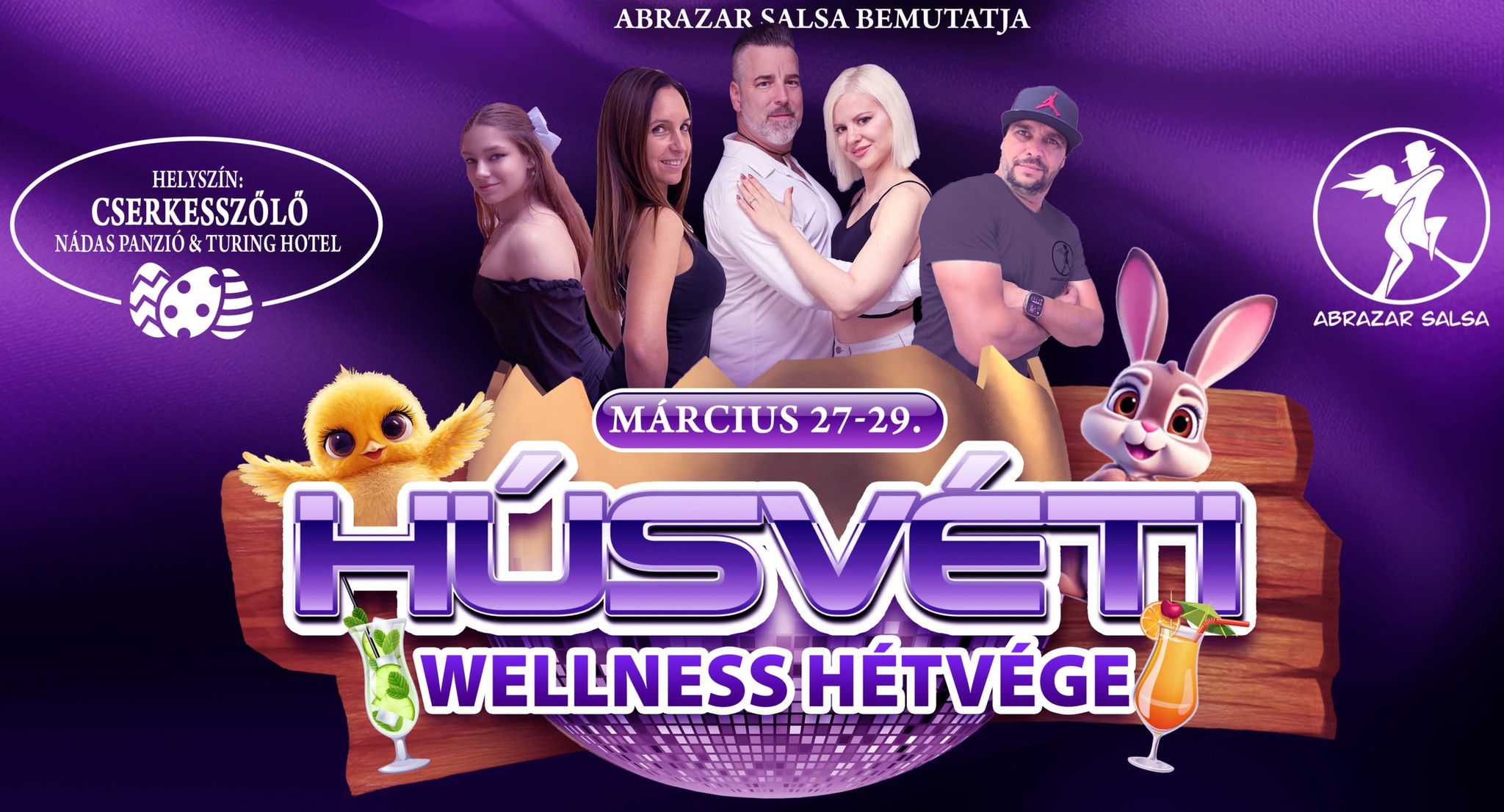 Húsvéti Wellness táncos hétvége Cserkeszőlő