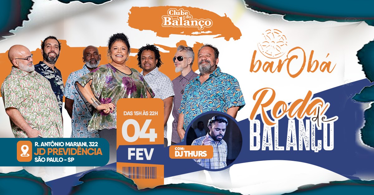 Roda de Balanço no Bar Obá