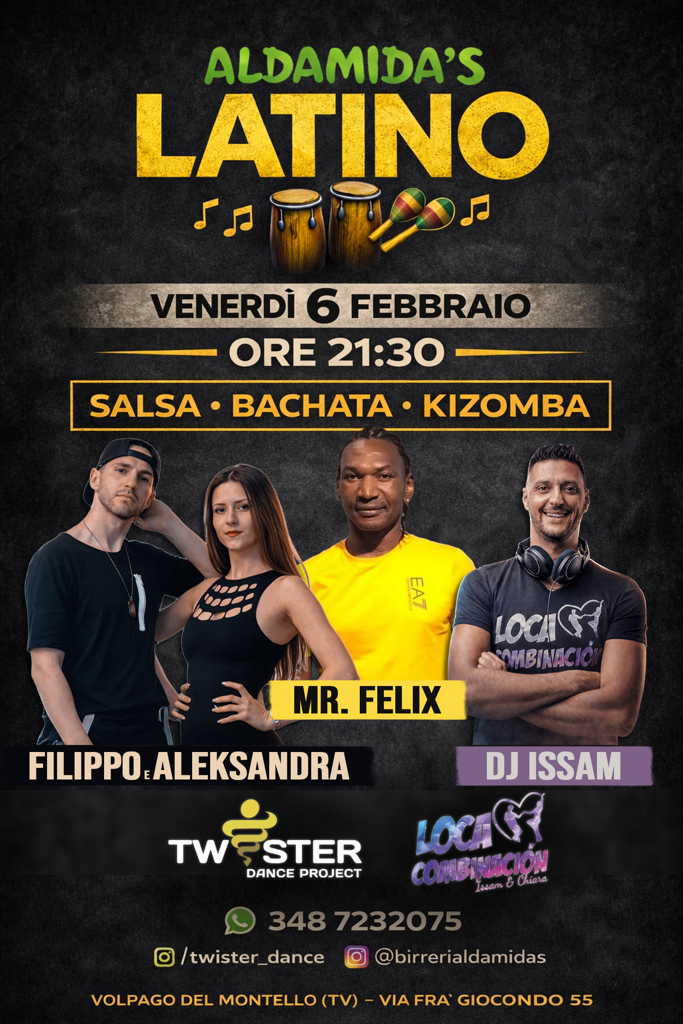 ALDAMIDA'S LATINO 06.02.26 VENERDI LATINO TREVISO