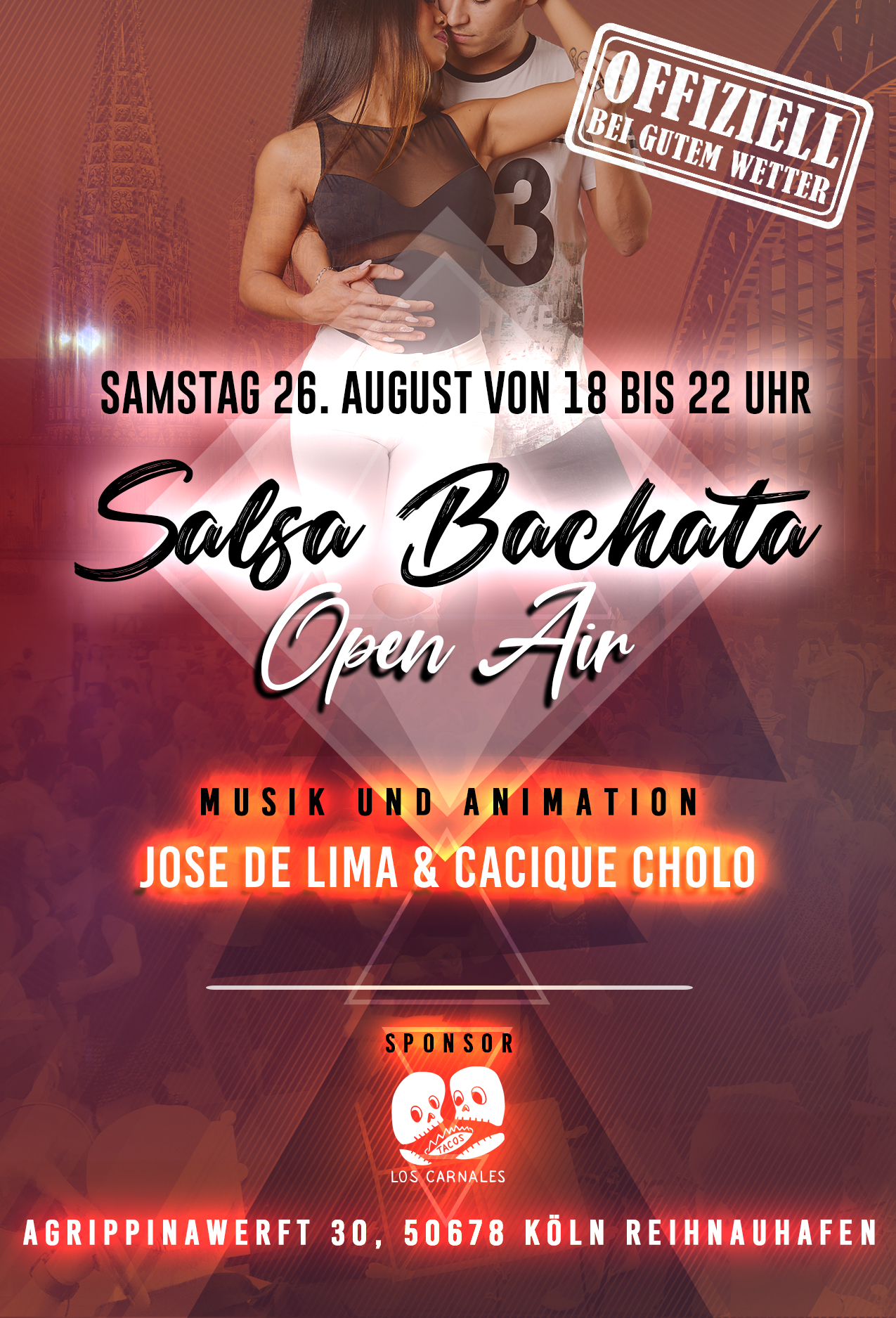 SALSA BACHATA OPEN AIR KÖLN RHEINAUHAFEN