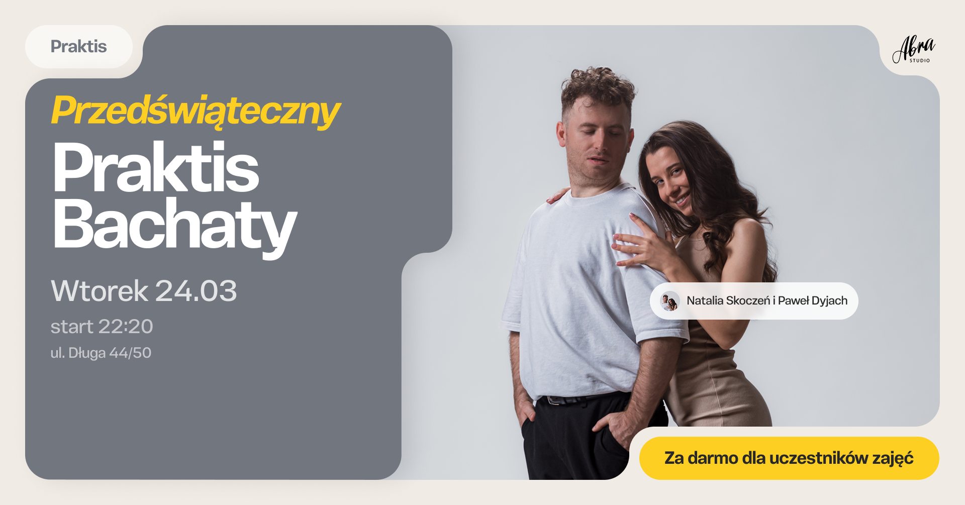 Przedświąteczny Praktis Bachaty z Natką & Pawłem