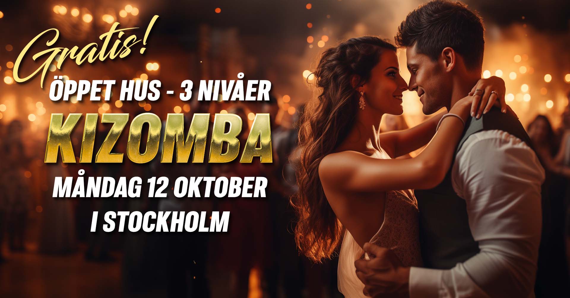 ๐ฅGRATIS๐ฅ รppet hus - KIZOMBA i Stockholm + Social Dans